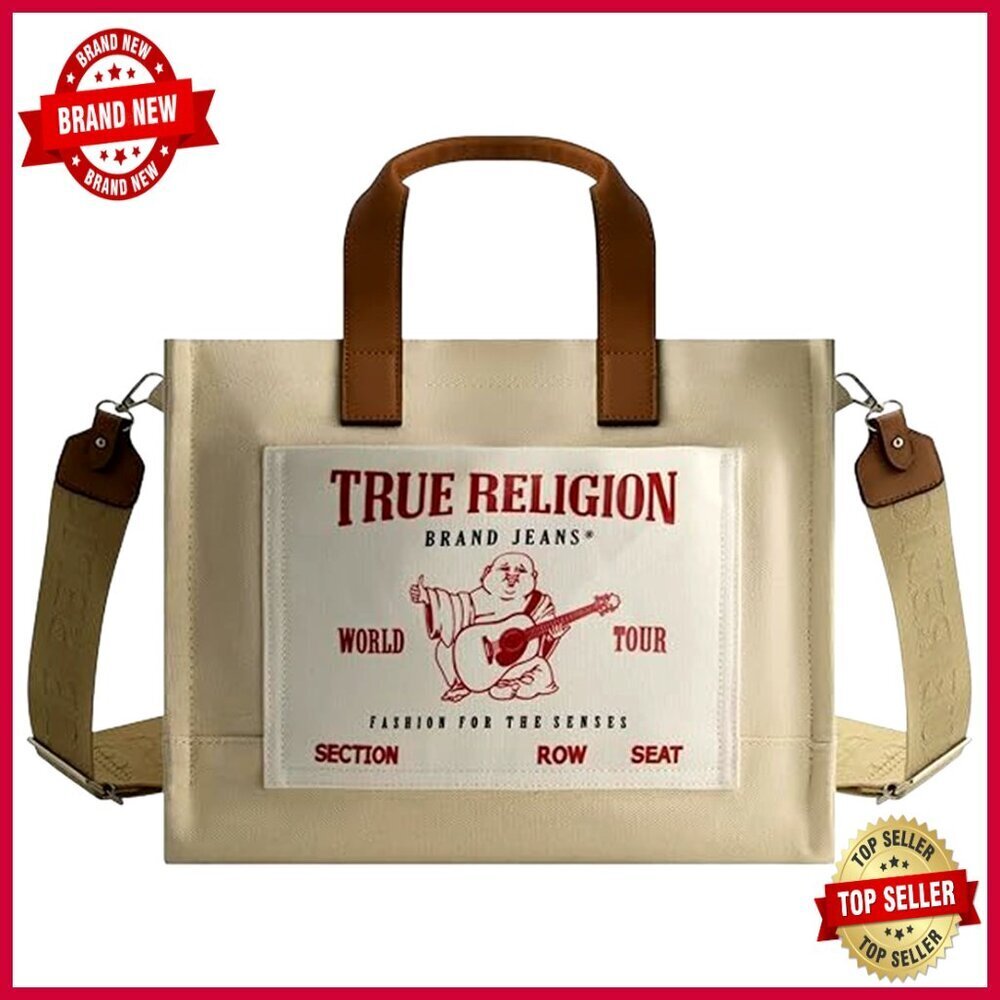Medium Travel Tote Bag with Adjustable Strap and Buddha Pocket